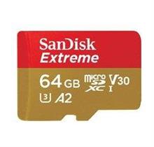 کارت حافظه  سن دیسک مدل Extreme سرعت 160MBps کلاس 10 ظرفیت 64 گیگابایت